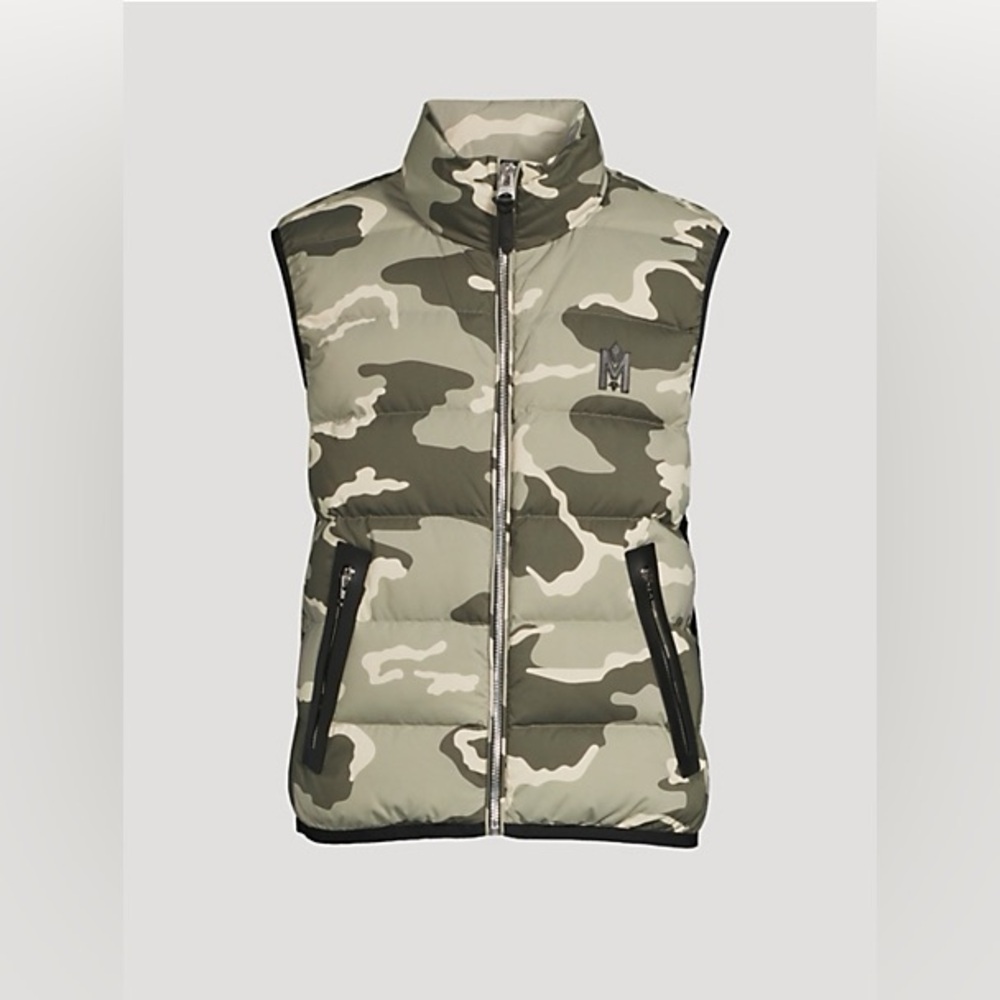 MACkAGE CKAGE
Fisher Agile-360 Stretch Light Down Vest In Camo Print